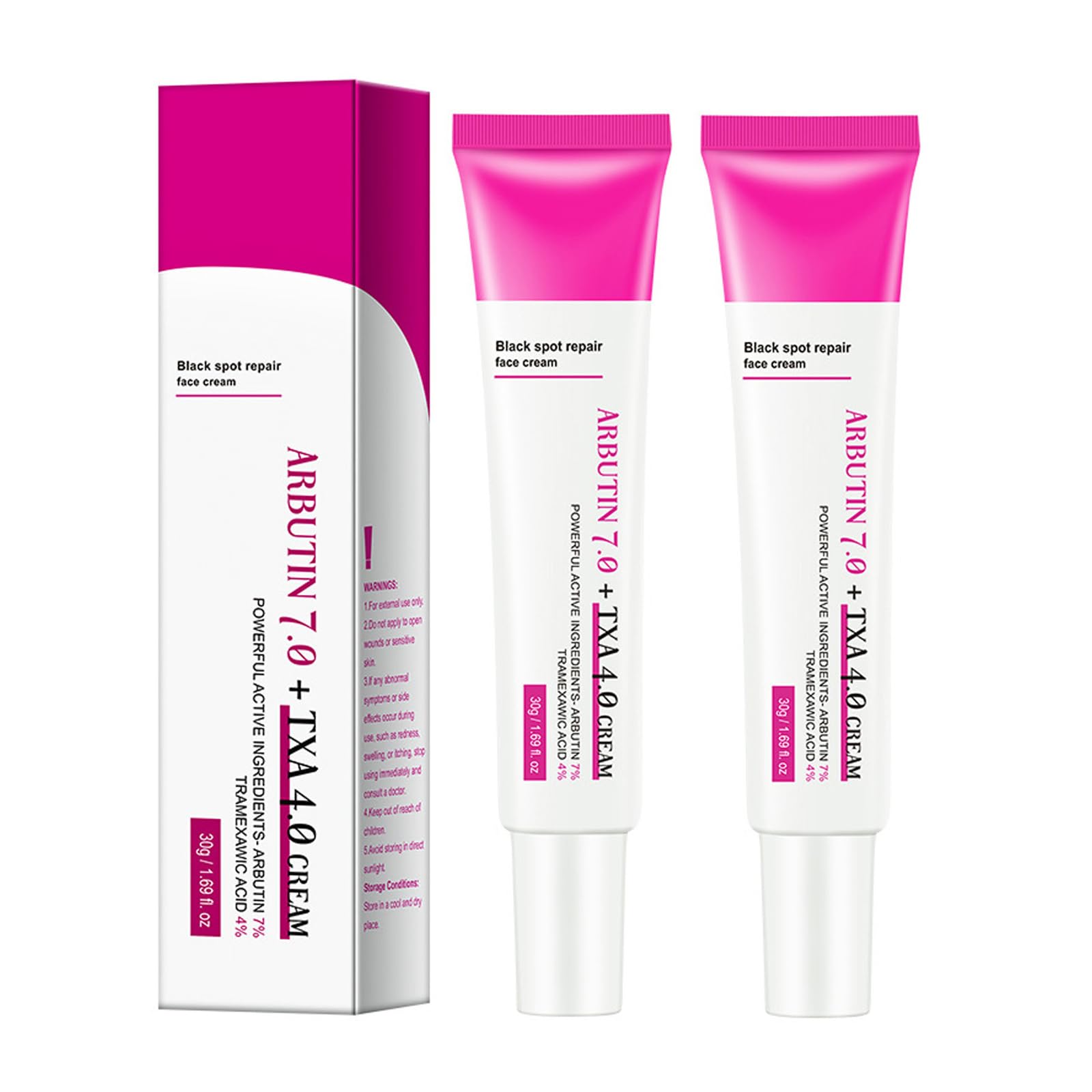 Arbutin 7% + Tranexamsäure 4% Creme - Verbessert Ihre Hautstruktur und -Zustand fürелоーゼン 40.000 ppm Arbutin 70.000 ppm,