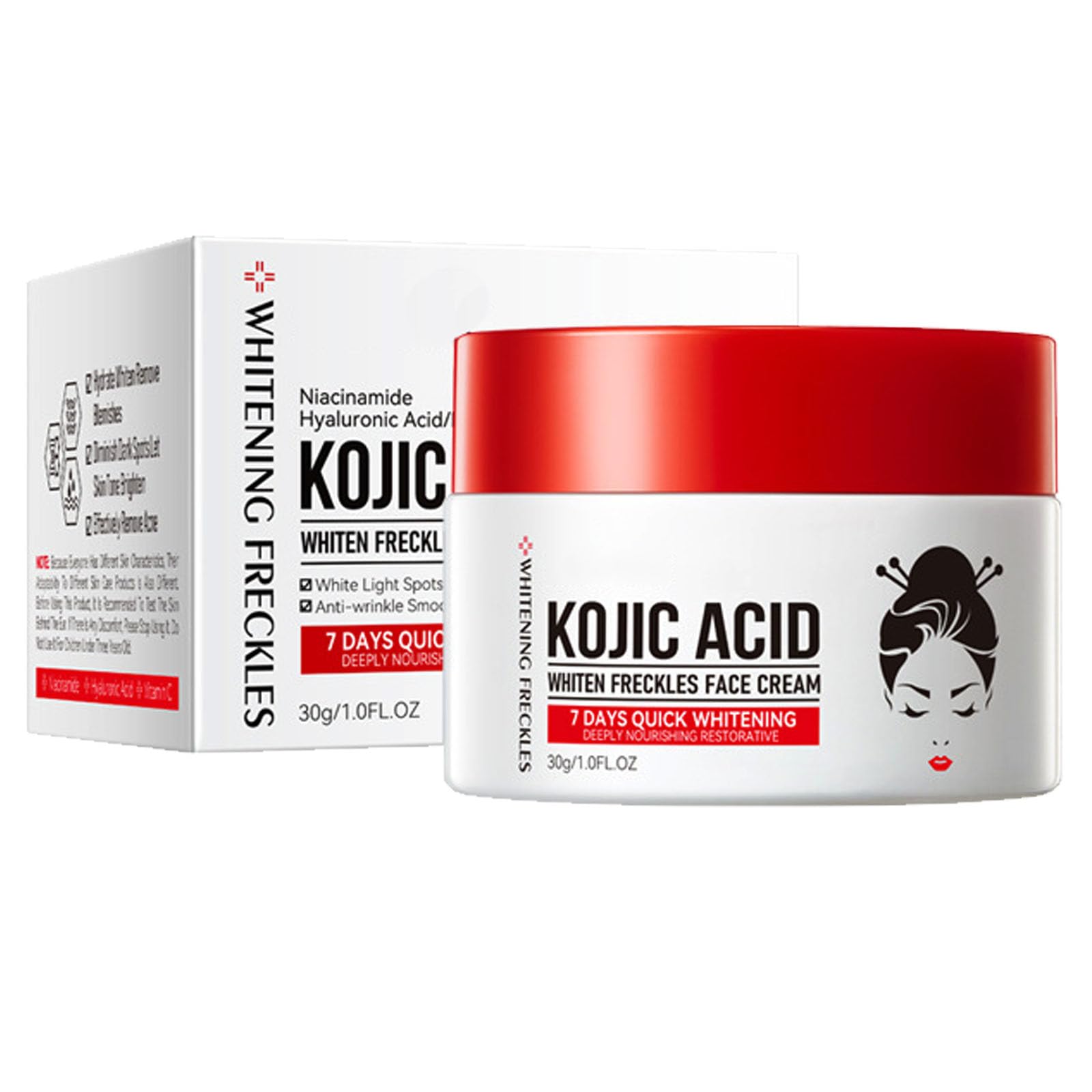  Kojic Acid Skin Lightening Face Cream für.whitening und AcneSpot Correction 30G
| Turmeric und Kojic-Acid Gebenschmiere