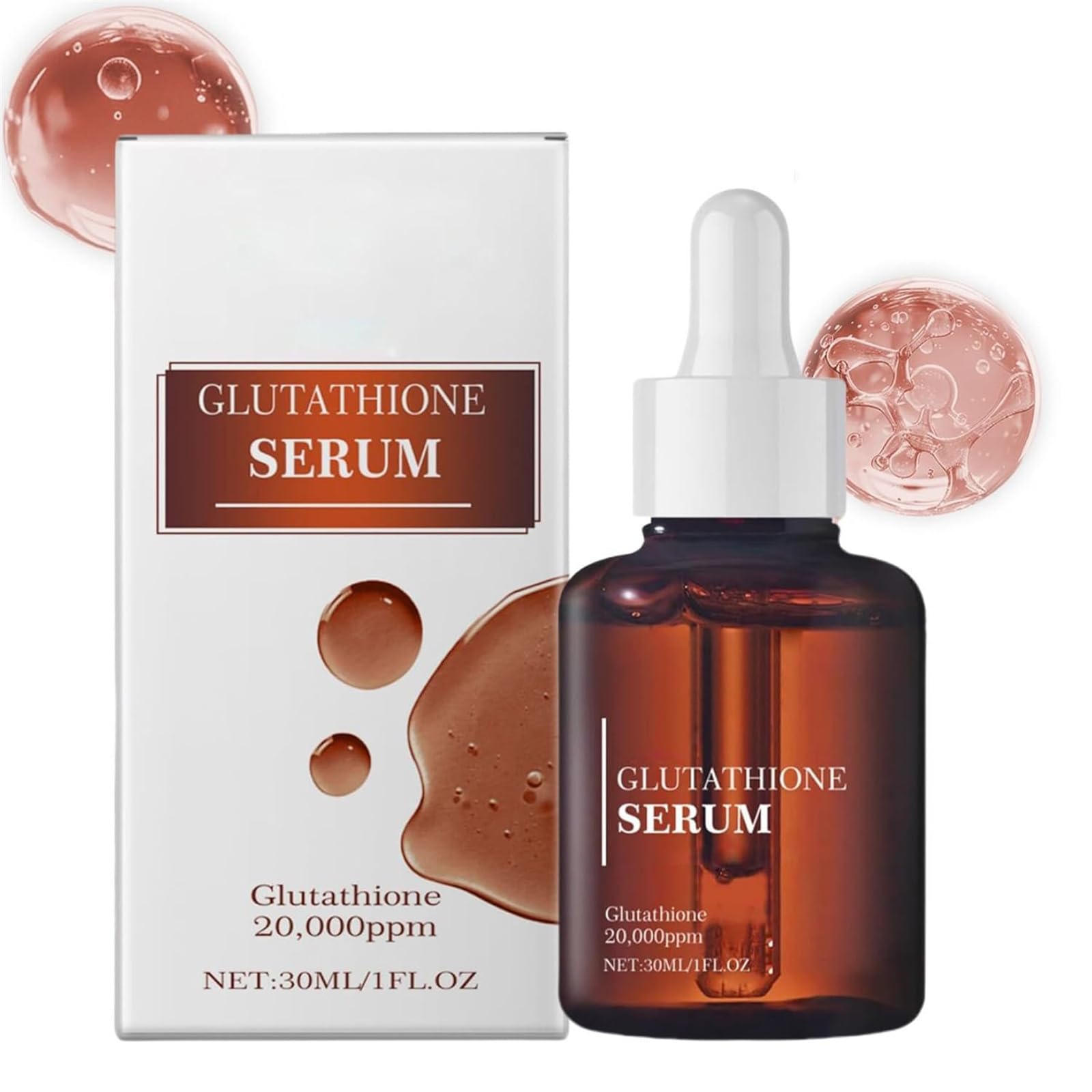  **Glutathione Serum zum Verbessern der Hautspannung mit 20.000ppm Glutathione, Niacinamide und Hyaluronsäure - Köransko
