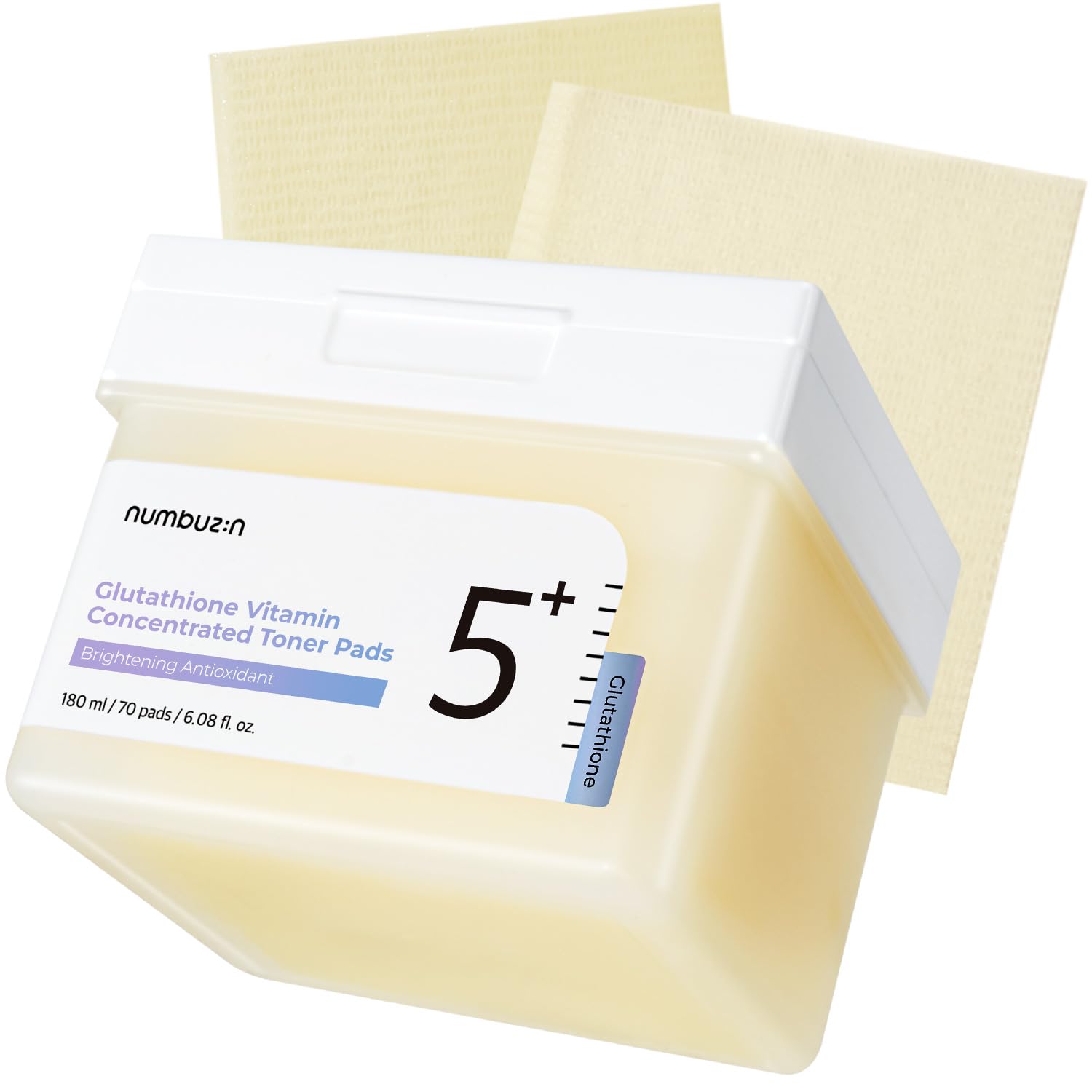 Numbuzin Nr. 5 Toner Pad Vitamin-Niacinamid Konzentrierte Toner Pads für Sanftes Peelingunikale Anti-Pigmentierung Wirku